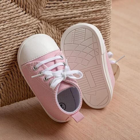 CENCIRILY Baby Boys Girls Canvas Sneakers Newborn High Top Ankle Shoes Toddler Oxford Casual Walking Shoes in Saudi Arabia