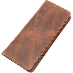Hide & Drink, Cell Phone Wallet Handmade from Full Grain Leather - Sangria