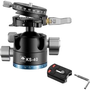 SIRUI Ball Head for Tripod, 29mm Ball Head KS-5, 360° Panoramic Aluminium Alloy Tripod Head for DSLR Camera, Camcorder, Ball Head for Tripod, Monopod, Camera Slider, Max Load 10KG
