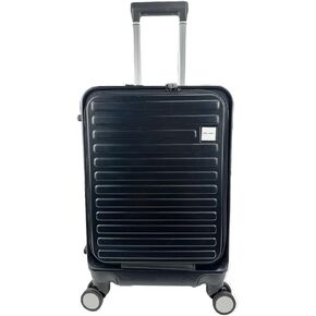 Panana Lightweight 20" Hand Cabin Luggage Durable Hard Shell PP Suitcase Trolley Travel Case with 4 Wheels (Champagne)