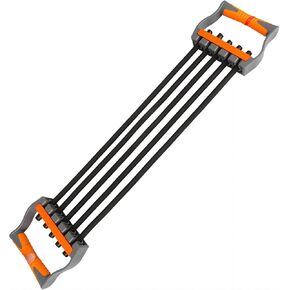 Arm and Chest Muscle Trainer,Chest Exercise Equipment,Chest Dilator,5 Tubes Ajustable Arm Strength Trainer, Strength Training Equipment for Home Fitness Muscle
