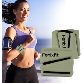 Ankle Wrist Weights for Women Adjustable Ankle Weights Set of 2 (1Lb Each) Wrist and Ankle Weights for Women Men Strength Training Home Gym Running Yoga Pilates Exercise Walking Ballet Travel