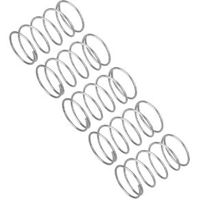 uxcell 5Pcs Compression Spring, Wire Diameter 0.035", OD 0.63", Free Length 0.39" 304 Stainless Steel Coil Mechanical Compressed Spring, Silver