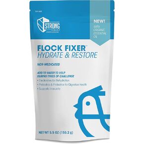 Flock Fixer – Supports Immunity of Backyard Chickens During Times of Challenge, Contains Organic Oregano Essential Oils (5.5 Ounces)…