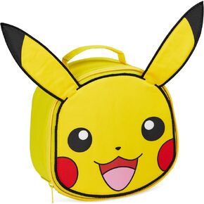 Pokemon Lunch Box Kids, Insulated Lunch Bag for School (Yellow)