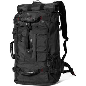 YOUMIAN Travel Backpack Carry On Backpack Durable Convertible Duffle Bag Fit for 15.6 Inch Laptop for Men and Women hiking airplane shoes bag extendable three way uses multiple