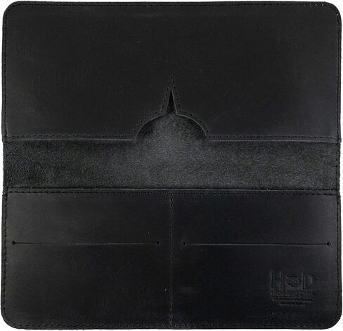 Hide & Drink, Cell Phone Wallet Handmade from Full Grain Leather - Sangria in Saudi Arabia
