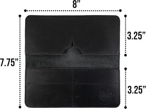 Hide & Drink, Cell Phone Wallet Handmade from Full Grain Leather - Sangria in Saudi Arabia