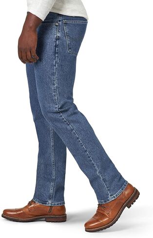 Lee Riders Indigo Men's Big & Tall Regular Fit Jean, Light Stonewash, 54W x 30L in Saudi Arabia