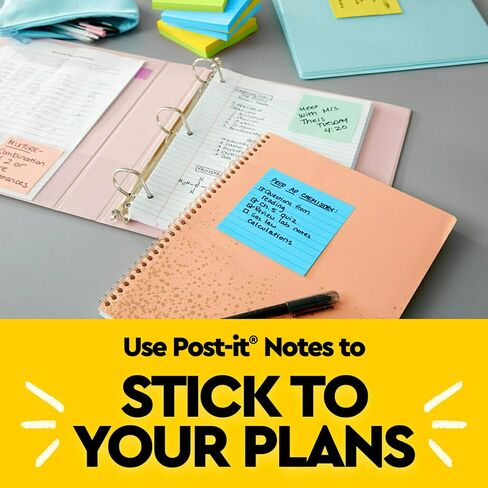 Post-it® Notes, 3 in. x 5 in., Floral Fantasy Collection, Lined, 5 Pads/Pack in Saudi Arabia