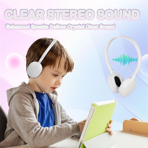 Kids Bulk Headphones for Classroom School 8 Pack Durable Wired Classroom Headphones for Kids Student Children Teens Boys Girls HD Sound 3.5mm Jack (8 Colors) in Saudi Arabia