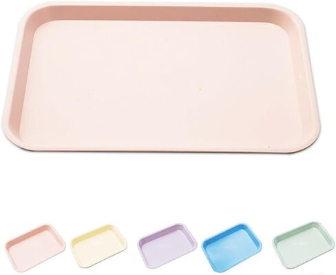 Dental Instrument Tray Autoclavable Plastic Medical Flat Trays 9.45" x 6.25" x 0.85" (Green) in Saudi Arabia