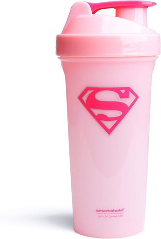 Smartshake DC Lite Protein Shaker Bottle 800ml – BPA Free Leakproof Gym Protein Shakes Bottle for Protein Powder DC Comics Bottle Batman in Saudi Arabia