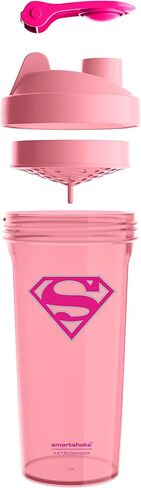 Smartshake DC Lite Protein Shaker Bottle 800ml – BPA Free Leakproof Gym Protein Shakes Bottle for Protein Powder DC Comics Bottle Batman in Saudi Arabia