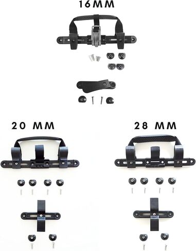 Vincita Bike Pannier Hardware Kit - Convert Any Bag Into Bicycle Pannier - One Set of Pannier Mounting Attachment Hardware in Kuwait