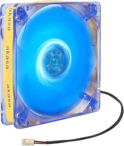 2Pcs 12025 Fan 12cm 12V 120x120x25mm Computer Case Fan Led Luminous Computer Motherboard CPU Cooler Fan Chassis Cooling Fan 120mm for PC Computer Case Cooler - 2.54mm 2510 2Pin in Saudi Arabia