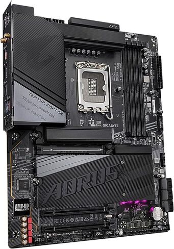 اللوحة الأم GIGABYTE Z790 AORUS PRO X WIFI7 LGA 1700 Intel Z790 X ATX مع DDR5، 5* M.2، PCIe 5.0، USB 3.2 Type-C، Wi-Fi 7، 5GbE LAN، Q-Flash Plus، EZ-Latch Plus in Kuwait