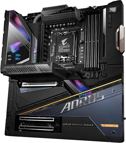 اللوحة الأم GIGABYTE Z790 AORUS PRO X WIFI7 LGA 1700 Intel Z790 X ATX مع DDR5، 5* M.2، PCIe 5.0، USB 3.2 Type-C، Wi-Fi 7، 5GbE LAN، Q-Flash Plus، EZ-Latch Plus in Kuwait