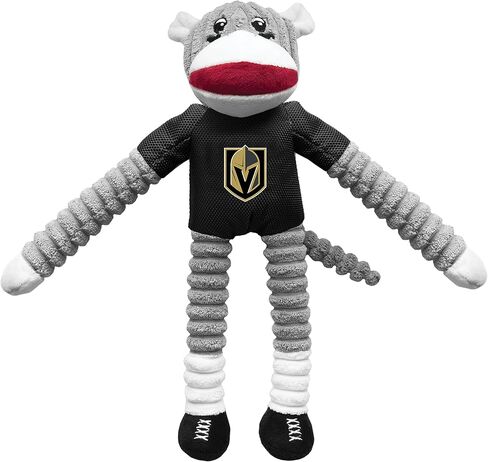Littlearth NHL Unisex-Adult NHL Sock Monkey and Flying Disc Pet Toy Combo Set in Saudi Arabia