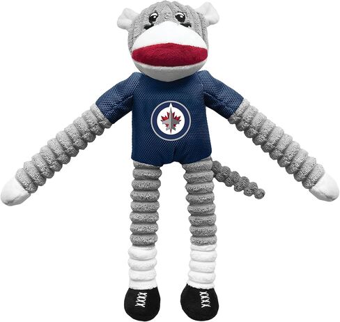 Littlearth NHL Unisex-Adult NHL Sock Monkey and Flying Disc Pet Toy Combo Set in Saudi Arabia