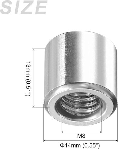 METALLIXITY Weld on Bung Nut (M6x10mmx10mm) 20 قطعة، تركيب خزان الوقود القابل للحام من الفولاذ المقاوم للصدأ - لصيانة المكونات، محول اللحام in Saudi Arabia