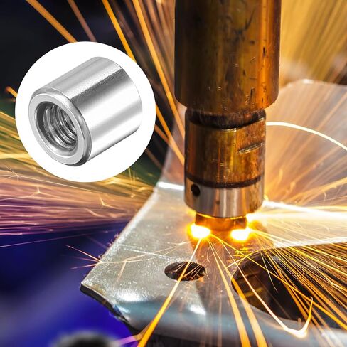METALLIXITY Weld on Bung Nut (M6x10mmx10mm) 20 قطعة، تركيب خزان الوقود القابل للحام من الفولاذ المقاوم للصدأ - لصيانة المكونات، محول اللحام in Saudi Arabia