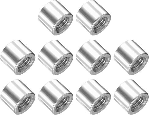 METALLIXITY Weld on Bung Nut (M6x10mmx10mm) 20 قطعة، تركيب خزان الوقود القابل للحام من الفولاذ المقاوم للصدأ - لصيانة المكونات، محول اللحام in Saudi Arabia