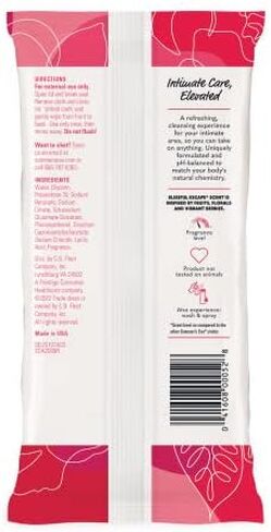 Summer's Eve Sheer Floral Daily Refreshing Feminine Wipes, Removes Odor, pH balanced, 16 count, (Pack of 2) in Saudi Arabia