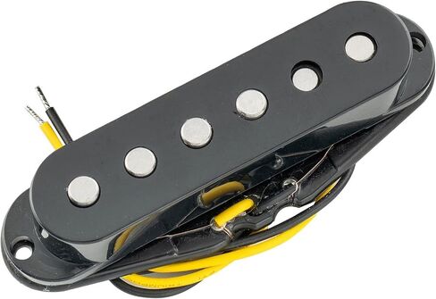 Musiclily Pro ST-60SE Staggered Alnico 5 Single Coil Bridge Pickup for Strat Style Electric Guitar, Black in Saudi Arabia