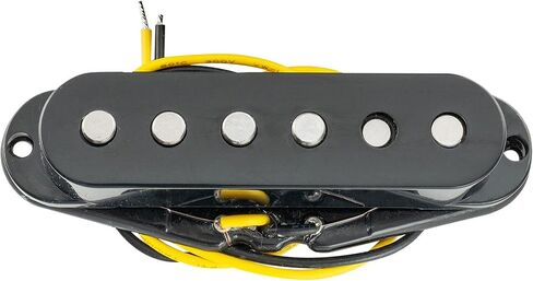Musiclily Pro ST-60SE Staggered Alnico 5 Single Coil Bridge Pickup for Strat Style Electric Guitar, Black in Saudi Arabia
