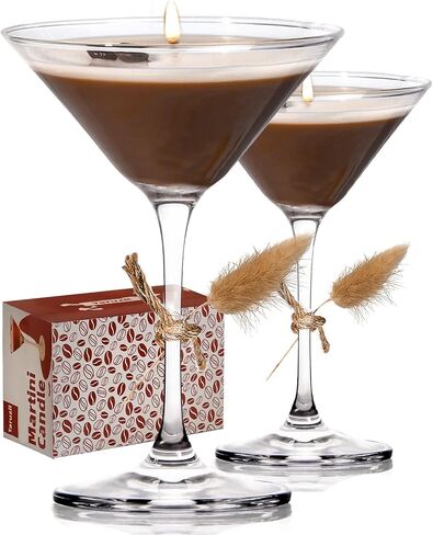 Coffee Martini Candles Gifts for Women Men, Scented Candles Unique Gifts for Women Girl Friend Soy Wax Candles for Home, Bedroom,Coffee Bar Scented for Christmas, Birthday,Halloween in Saudi Arabia