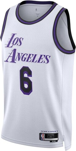 Outerstuff Lebron James Los Angeles Lakers White #6 للأطفال الرضع إصدار المدينة 2022/23 Swingman Jersey in Saudi Arabia