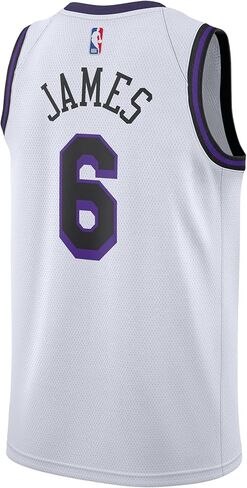 Outerstuff Lebron James Los Angeles Lakers White #6 للأطفال الرضع إصدار المدينة 2022/23 Swingman Jersey in Saudi Arabia