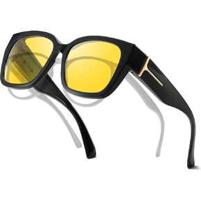 TJUTR Oversized Fit Over Blue Light Blocking Glasses and Computer Eyewear for Women TB7511