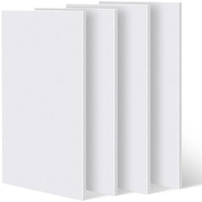 Sasylvia 4 Pcs HDPE Sheet 1/2" Thick, Size 12" x 24", Thick Plastic Sheet Flexible HDPE Plastic Sheets High Density Polyethylene Board Solid Plastic Block for DIY Projects for Machining Home