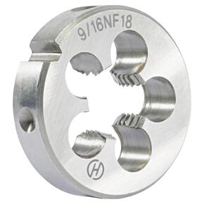 9/16"-18 UNF Round Die, Right Hand Machine Thread Die 9/16 x 18 UNF