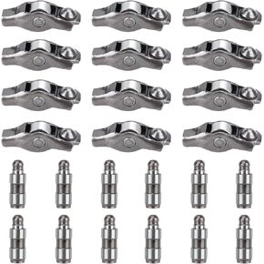 53020742AC 53021077 Rocker Arms Valve Lifter Kit Compatible Chrysler Aspen Dodge Nitro Durango Dakota Jeep Liberty Grand Cherokee Commander 3.7L 4.7L (16 Pcs)