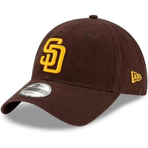 قبعة New Era San Diego Padres باللون البني قابلة للتعديل للأب مقاس واحد يناسب الجميع