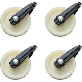 2-1/2-inch Diameter Nylon Pulley, Rope Pulley for Outdoor Clotheslines - Fits 1/4-inch Rope (1 Pack)