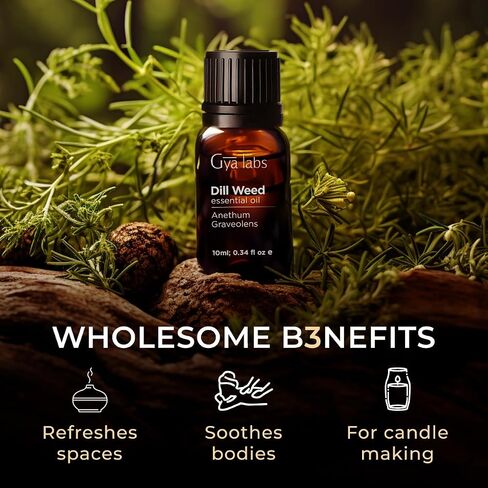 Gya Labs Lemon Essential Oil for Skin - Huge 4 Fl Oz - 100% Pure Natural Lemon Oil Essential Oil for Diffuser - Lemon Essential Oil for Cleaning, Refreshing Scent for Aromatherapy, DIY, Candle Making in Kuwait
