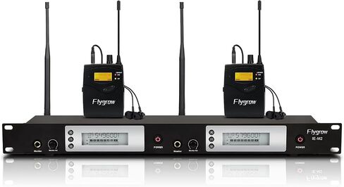 Pro UHF Wireless in Ear Monitor System, Metal IEM Stereo System Transmitter and Bodypack Receiver, 80 Adjustable Frequencies,164ft Range, Ideal for Studio, Guitar, Band Performance in Saudi Arabia