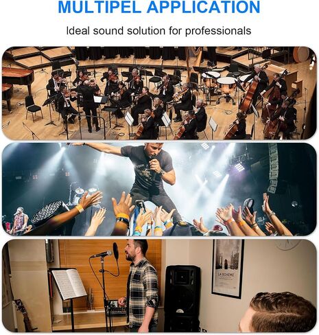 Pro UHF Wireless in Ear Monitor System, Metal IEM Stereo System Transmitter and Bodypack Receiver, 80 Adjustable Frequencies,164ft Range, Ideal for Studio, Guitar, Band Performance in Saudi Arabia