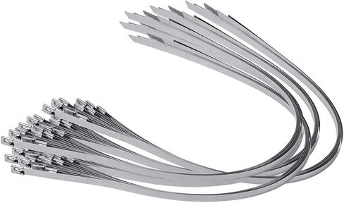 6" Supreme 316 Stainless Steel Cable Zip Ties, 150 lb, (100 Piece) in Saudi Arabia