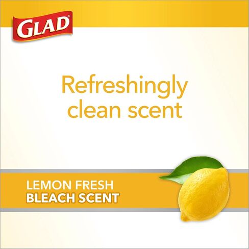 Glad Trash Bags and Food Wrap, ForceFlex Tall Kitchen Drawstring Garbage Bags, 13 Gal, Fresh Clean Scent with Febreze, 110 Ct + Glad Press'n Seal Plastic Food Wrap - 70 Square Foot Roll, (Bundle) in Saudi Arabia