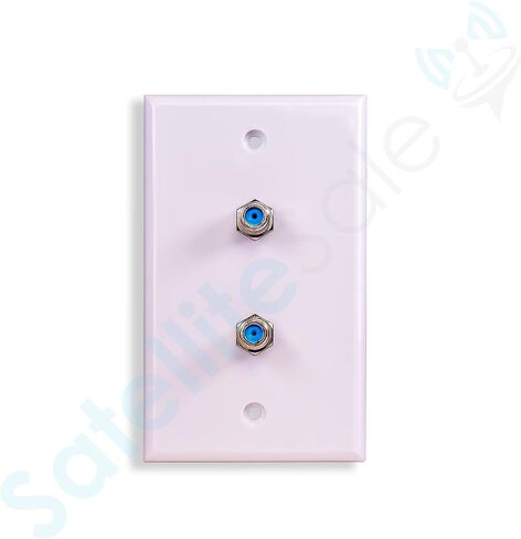 SatelliteSale Universal Low Voltage Wall Plate Mounting Bracket with Screws Included for Coaxial Wall Plates in Saudi Arabia