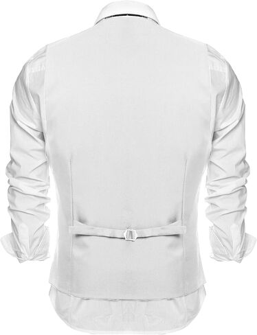 COOFANDY Men's Formal Suit Vest Slim Fit Casual Business Dress Waistcoat Vest in Kuwait
