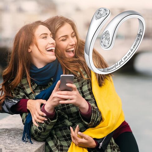Jinlou Cross Faith Ring 925 Sterling Silver Jewelry Adjustable Simple Wrap Open Band Ring for Women Daughter Girlfriend in Saudi Arabia