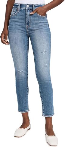 جينز DAZE النسائي اليومي ذو الارتفاع النحيف والمستقيم in Kuwait