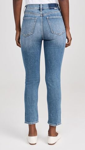 جينز DAZE النسائي اليومي ذو الارتفاع النحيف والمستقيم in Kuwait