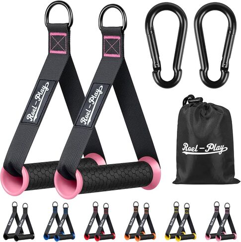Gym Exercise Handles, Replacement Fitness Equipment for Strength Trainer, Cable Machine and Resistance Band Handles, Home Gym Add On Equipment in Saudi Arabia